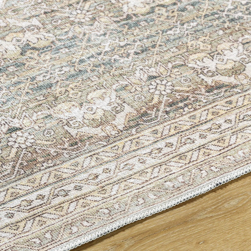 Billie Vintage Flat Pile Washable Rug by Boutique Rugs