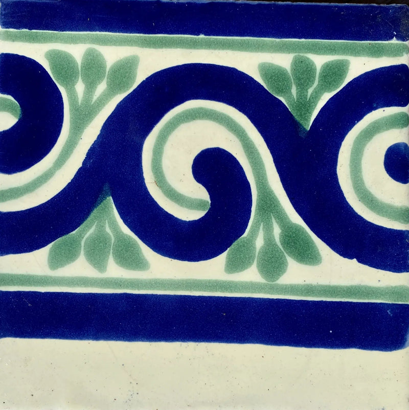 BR-01-01 Barcelona Cenefa Tile by Place Of Clay