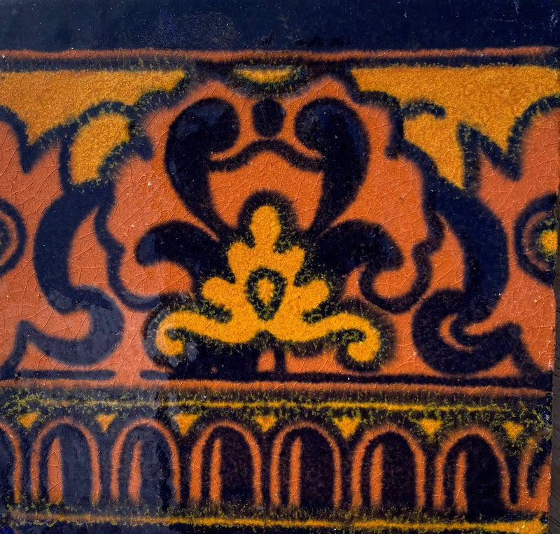 BR-01-12 Barcelona Cenefa Tile by Place Of Clay
