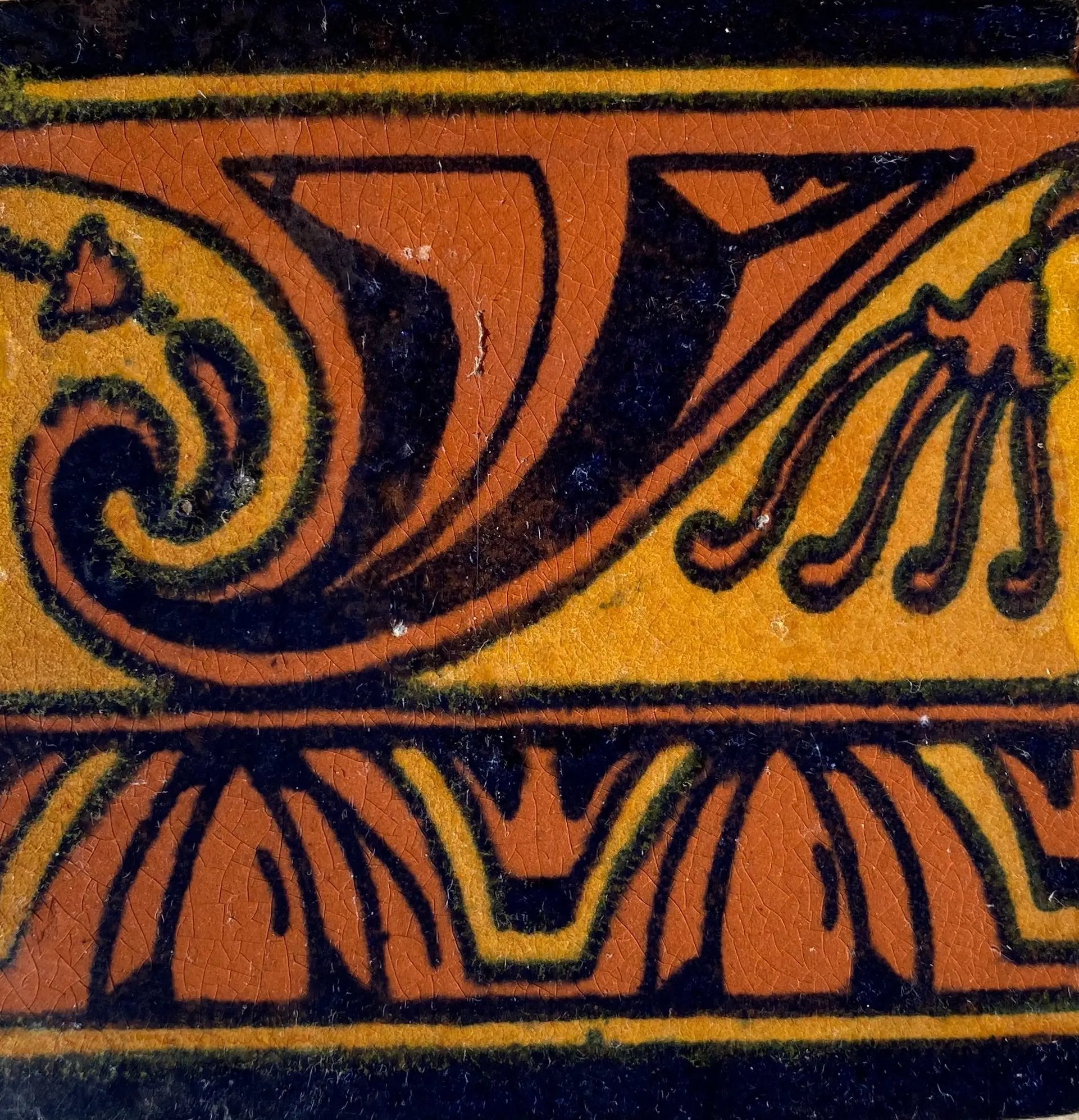 BR-01-14 Barcelona Cenefa Tile by Place Of Clay