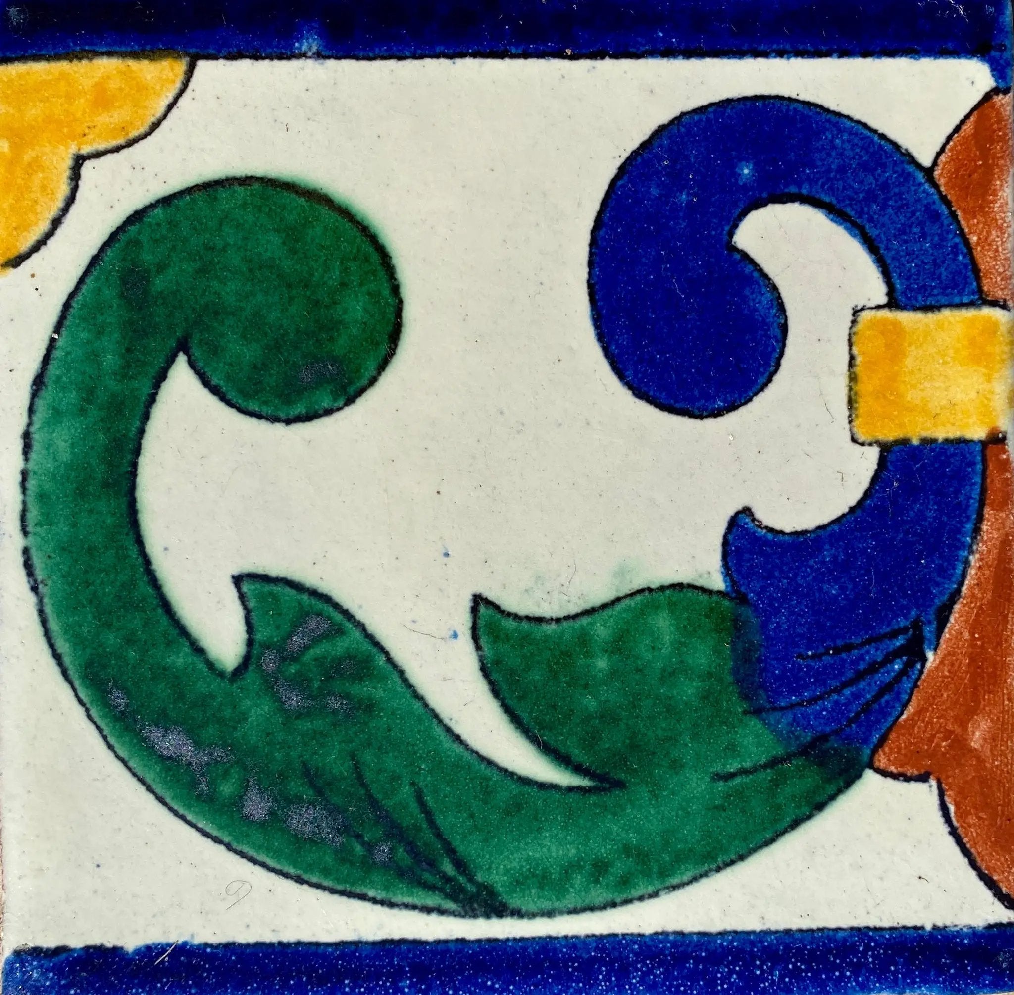 BR-01-15 Barcelona Cenefa Tile by Place Of Clay