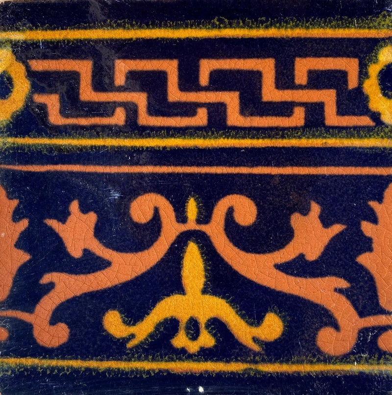 BR-01-16 Barcelona Cenefa Tile by Place Of Clay