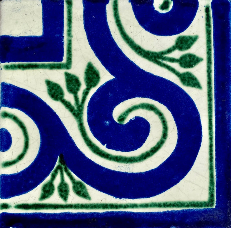BR-01-01 Barcelona Cenefa Tile by Place Of Clay