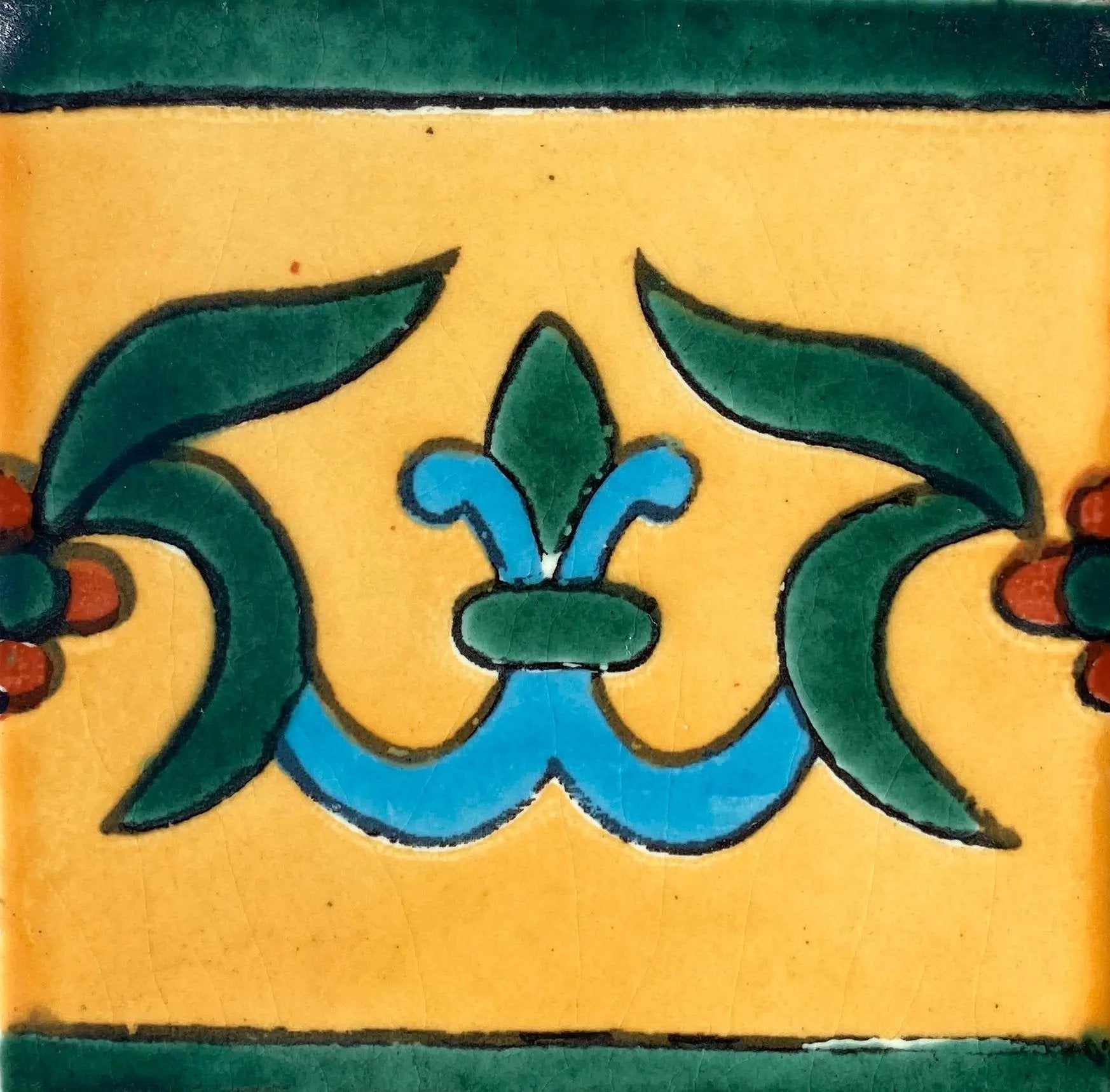 BR-01-09 Barcelona Cenefa Tile by Place Of Clay