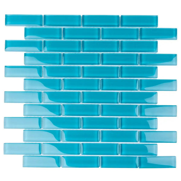 Sapphire Blue 12x12 Glossy Glass Mosaic Tile (5 pack, 4.92 sq ft/case), photo 2 of 9