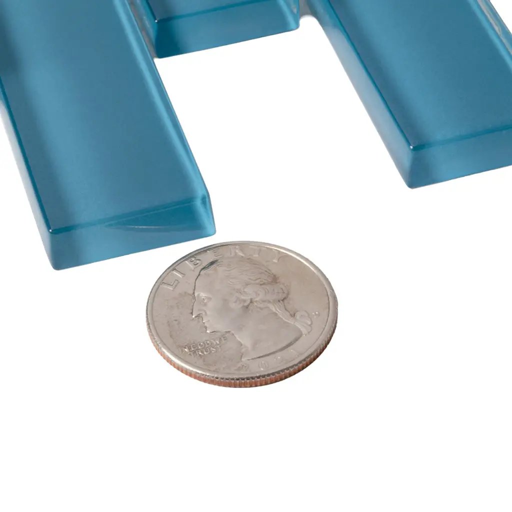 Cerulean Blue 12x12 Glossy Glass Mosaic Tile (5 pack, 4.92 sq ft/case) by Apollo Tile