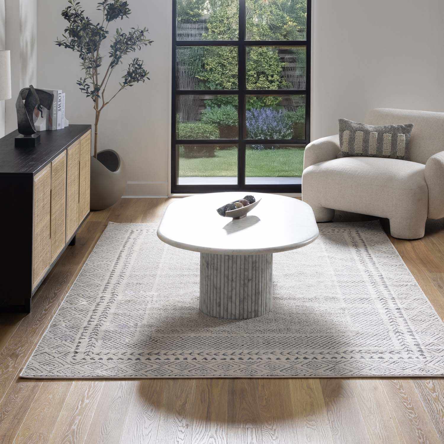 Burdette Soft Neutral Rug by Boutique Rugs
