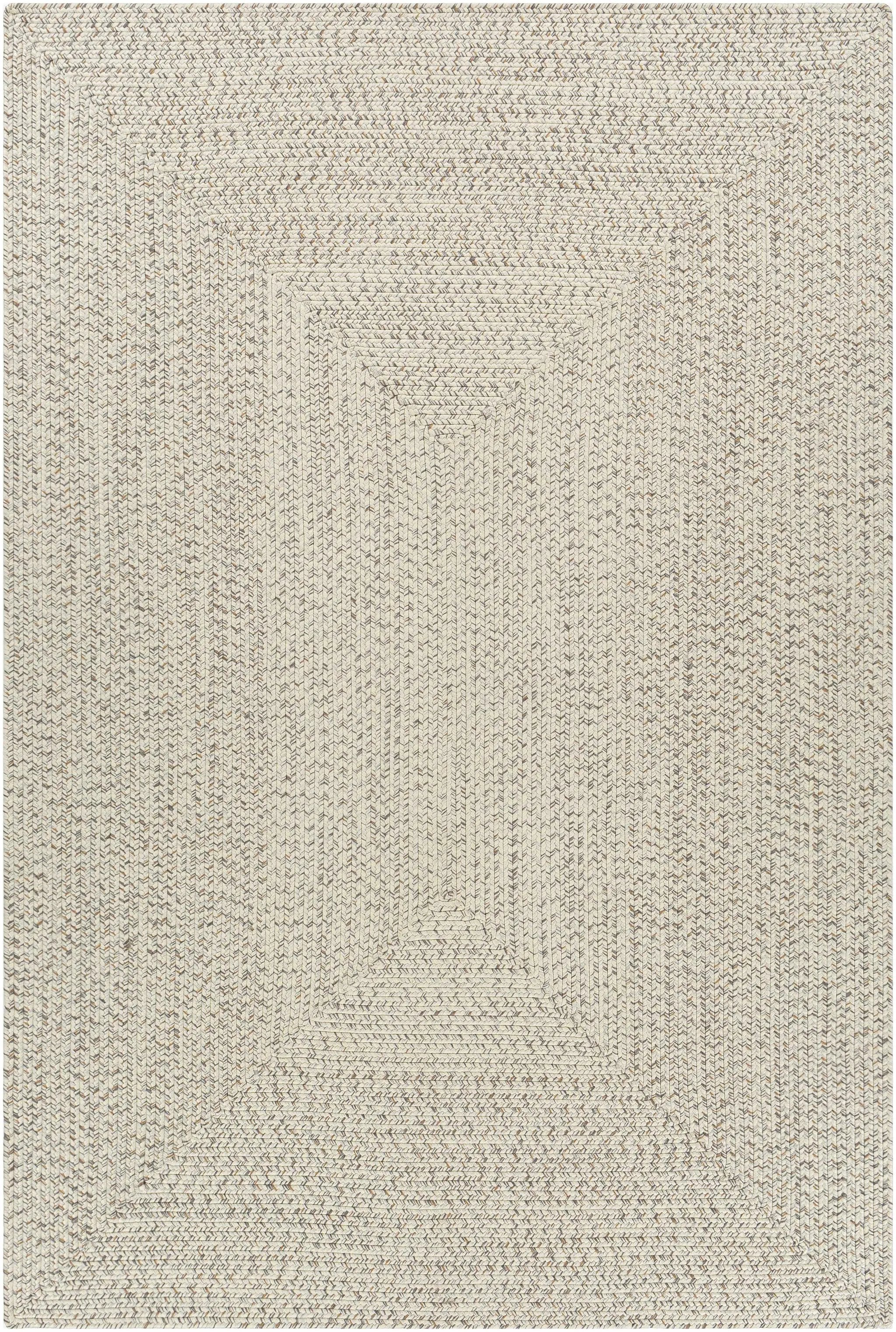 Beige Braided Faux Jute Outdoor Rug by Boutique Rugs