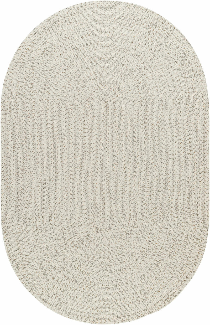 Beige Braided Faux Jute Outdoor Rug by Boutique Rugs