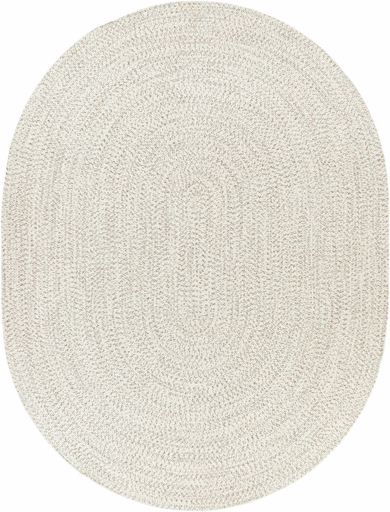 Beige Braided Faux Jute Outdoor Rug by Boutique Rugs