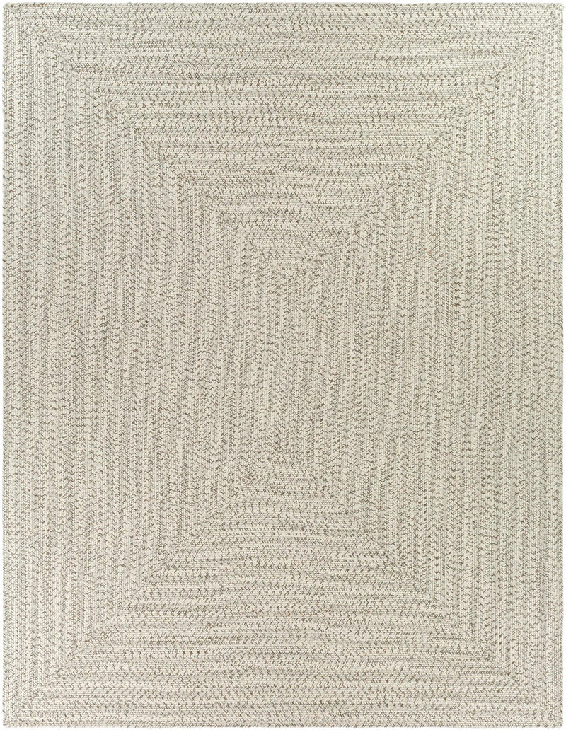 Beige Braided Faux Jute Outdoor Rug by Boutique Rugs