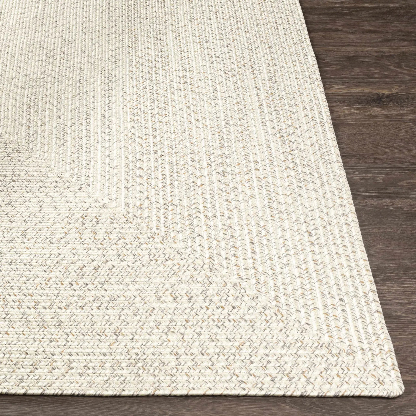 Beige Braided Faux Jute Outdoor Rug by Boutique Rugs