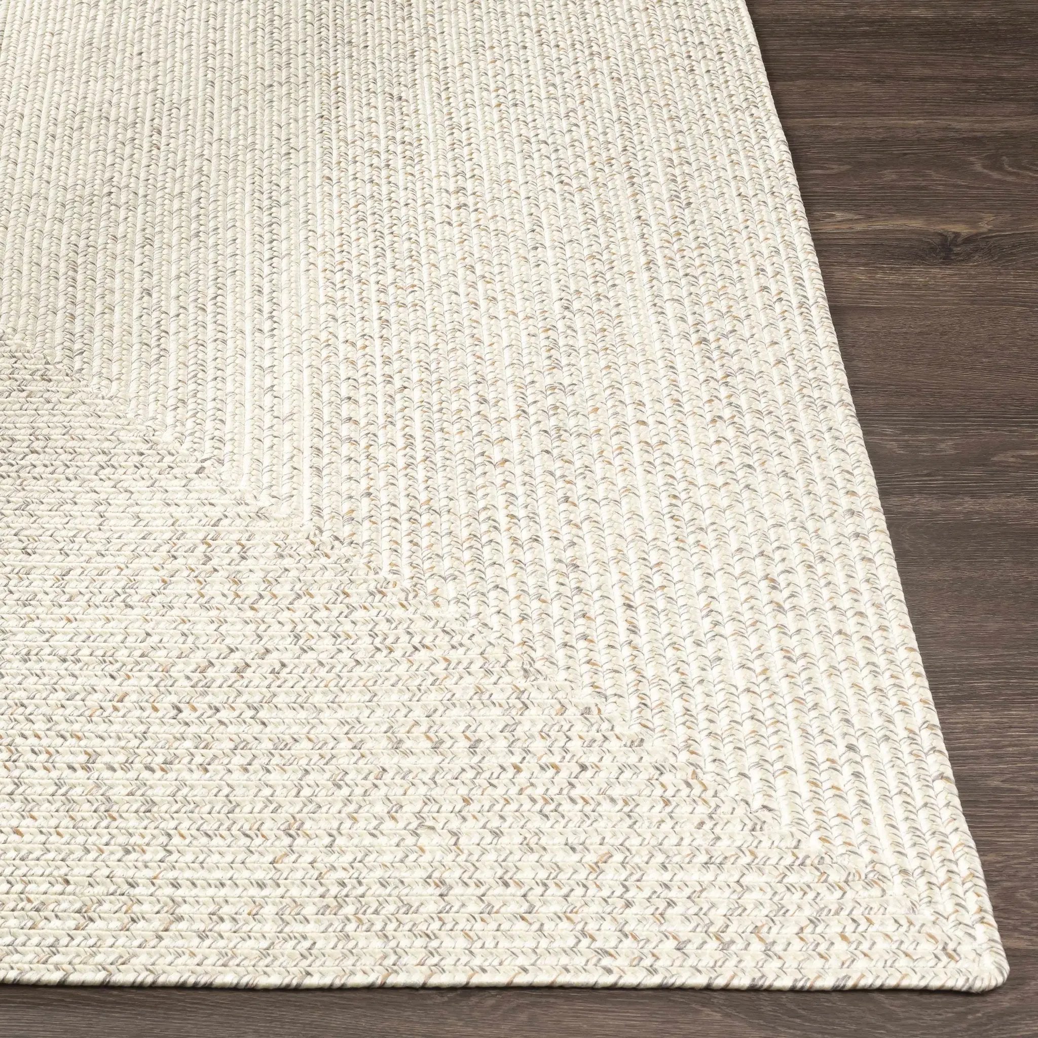 Beige Braided Faux Jute Outdoor Rug by Boutique Rugs