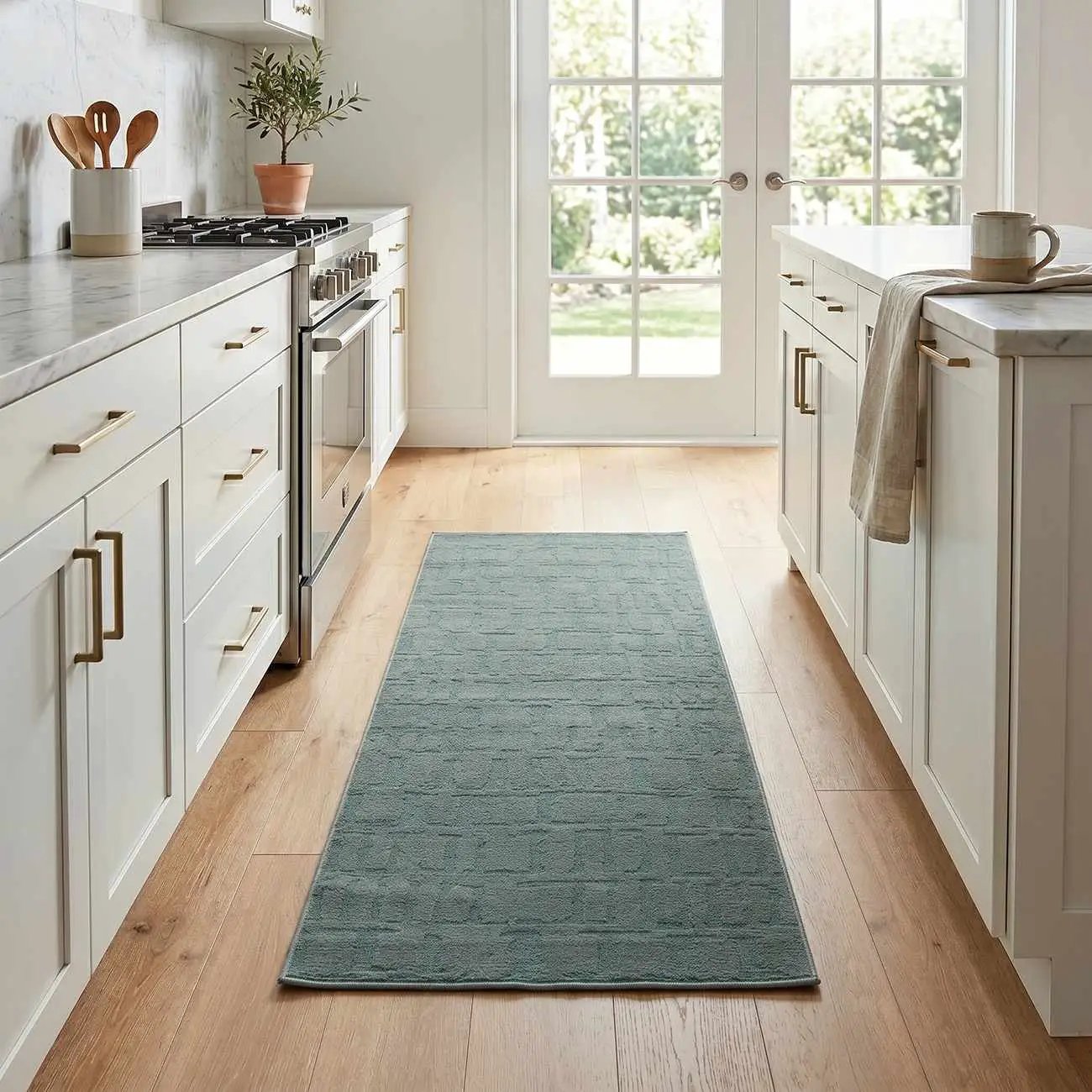 Dragan Gray Modern Washable Area Rug by Boutique Rugs