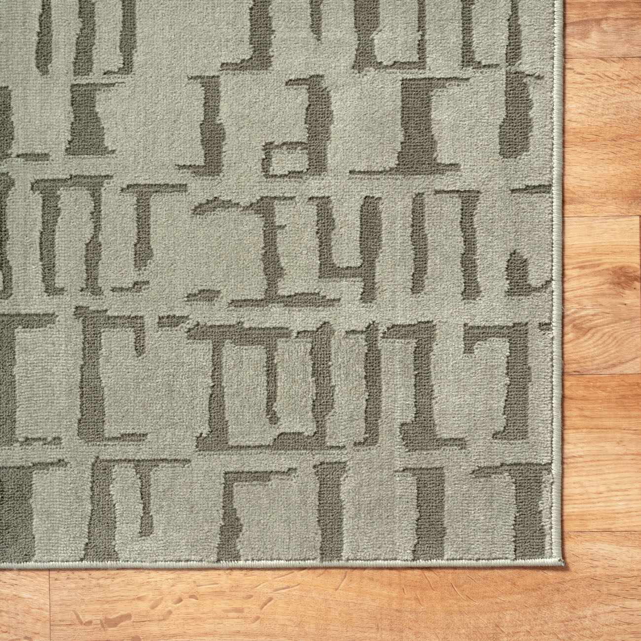 Dragan Green Modern Washable Area Rug by Boutique Rugs