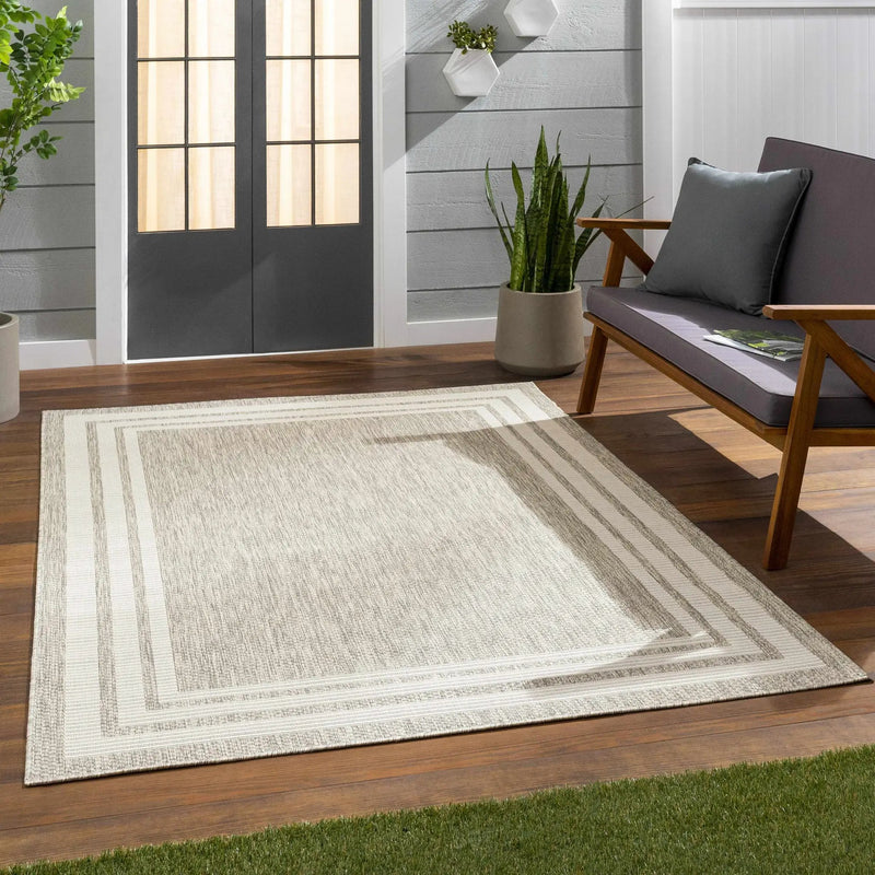 Burradoo Bordered Outdoor Area Rug by Boutique Rugs