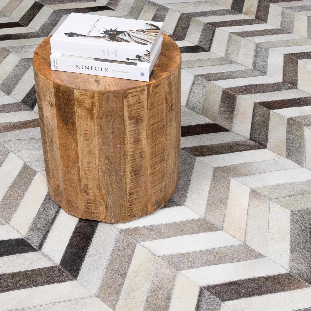 Bristolville Premium Leather Rug - Clearance by Boutique Rugs