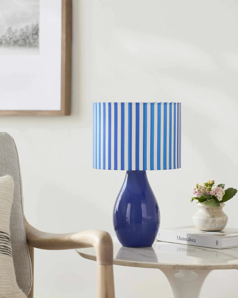 Beitbridge Navy Table Lamp by Boutique Rugs