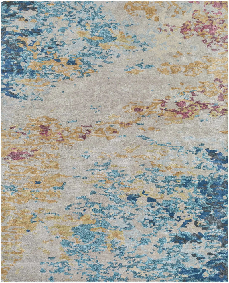 Bualan Stone Pattern Wool Blend Rug - Clearance by Boutique Rugs
