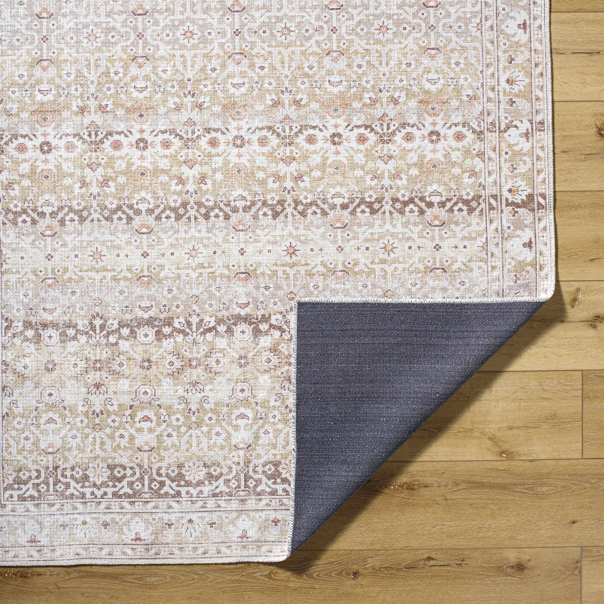 Bienna Vintage Flat Pile Washable Rug by Boutique Rugs