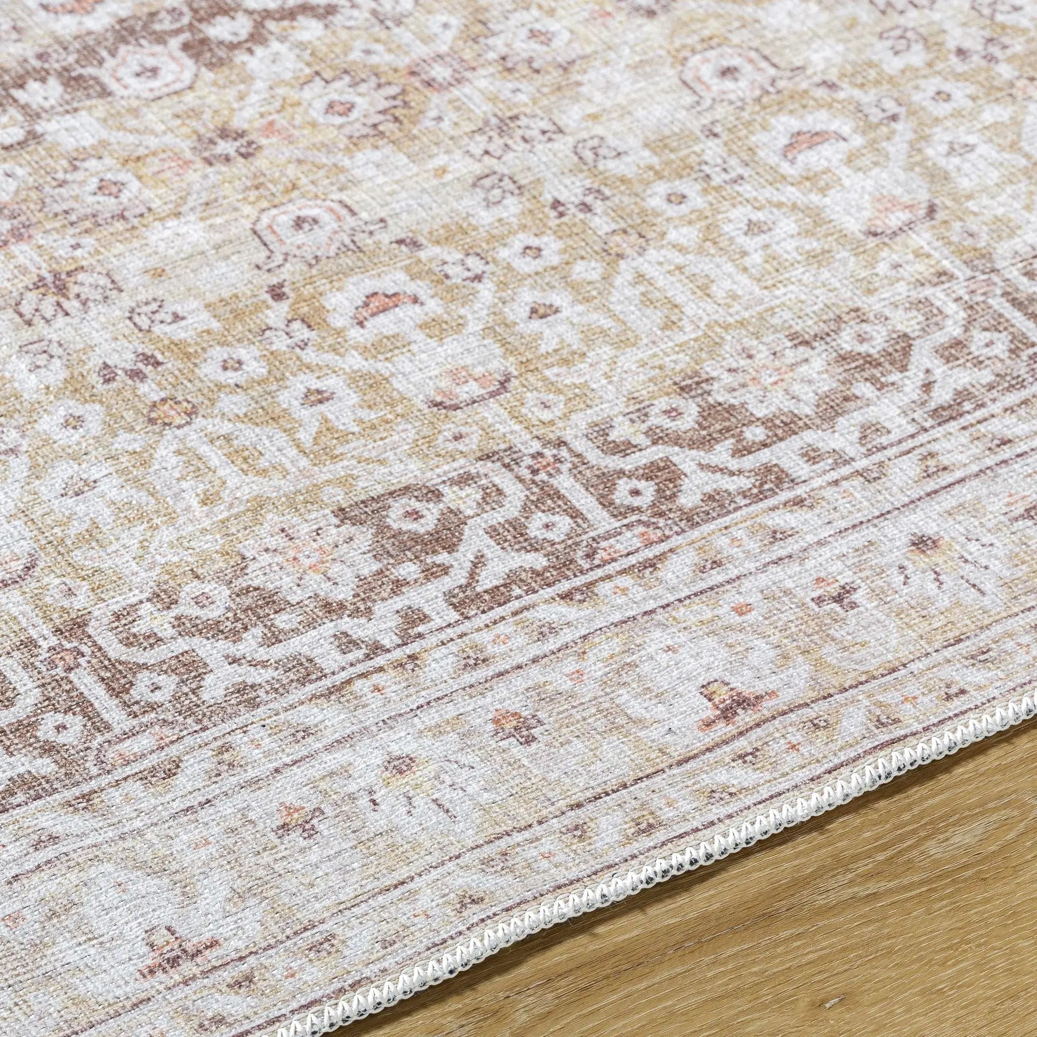 Bienna Vintage Flat Pile Washable Rug by Boutique Rugs