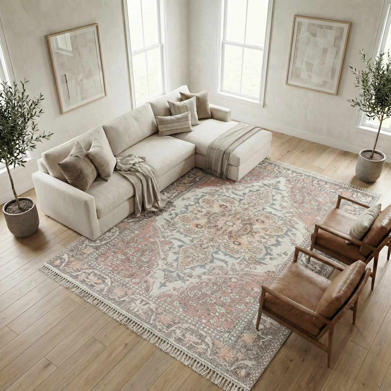 Bohdan Terracotta Area Rug by Boutique Rugs