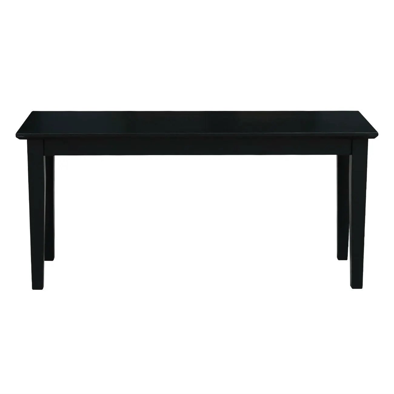 Solid Wood Entryway Accent Bench in Black Finish by HomePacific
