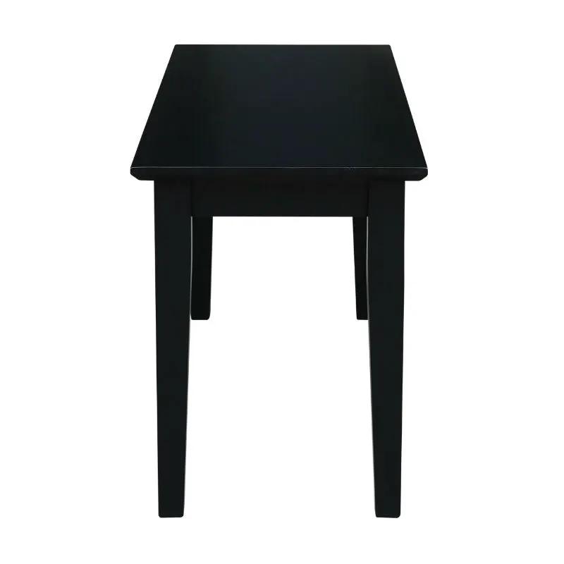 Solid Wood Entryway Accent Bench in Black Finish by HomePacific