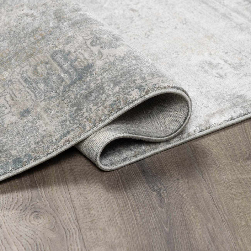 Pryce Blue Gray Thick Luxe Boutique Rug by Boutique Rugs