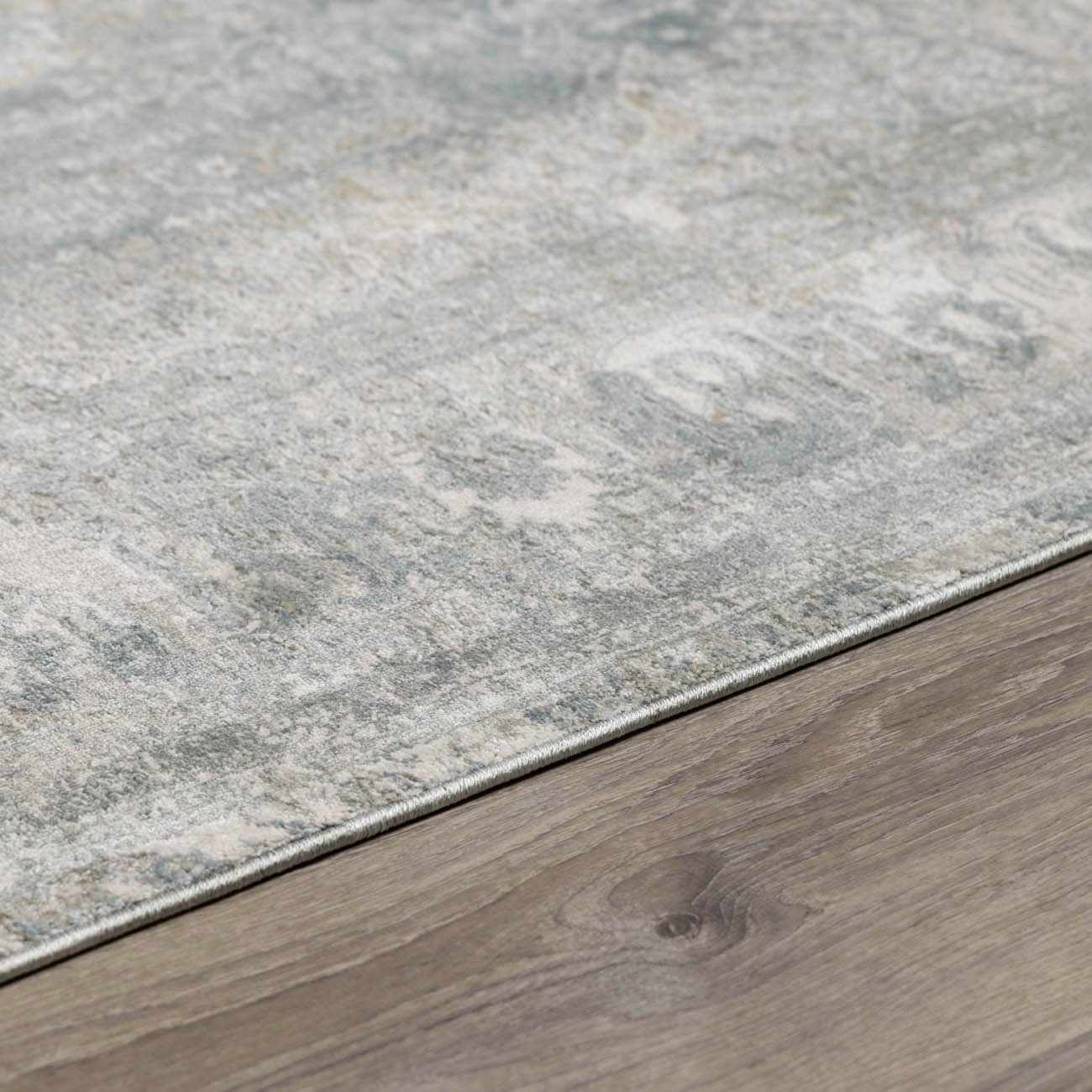 Pryce Blue Gray Thick Luxe Boutique Rug by Boutique Rugs