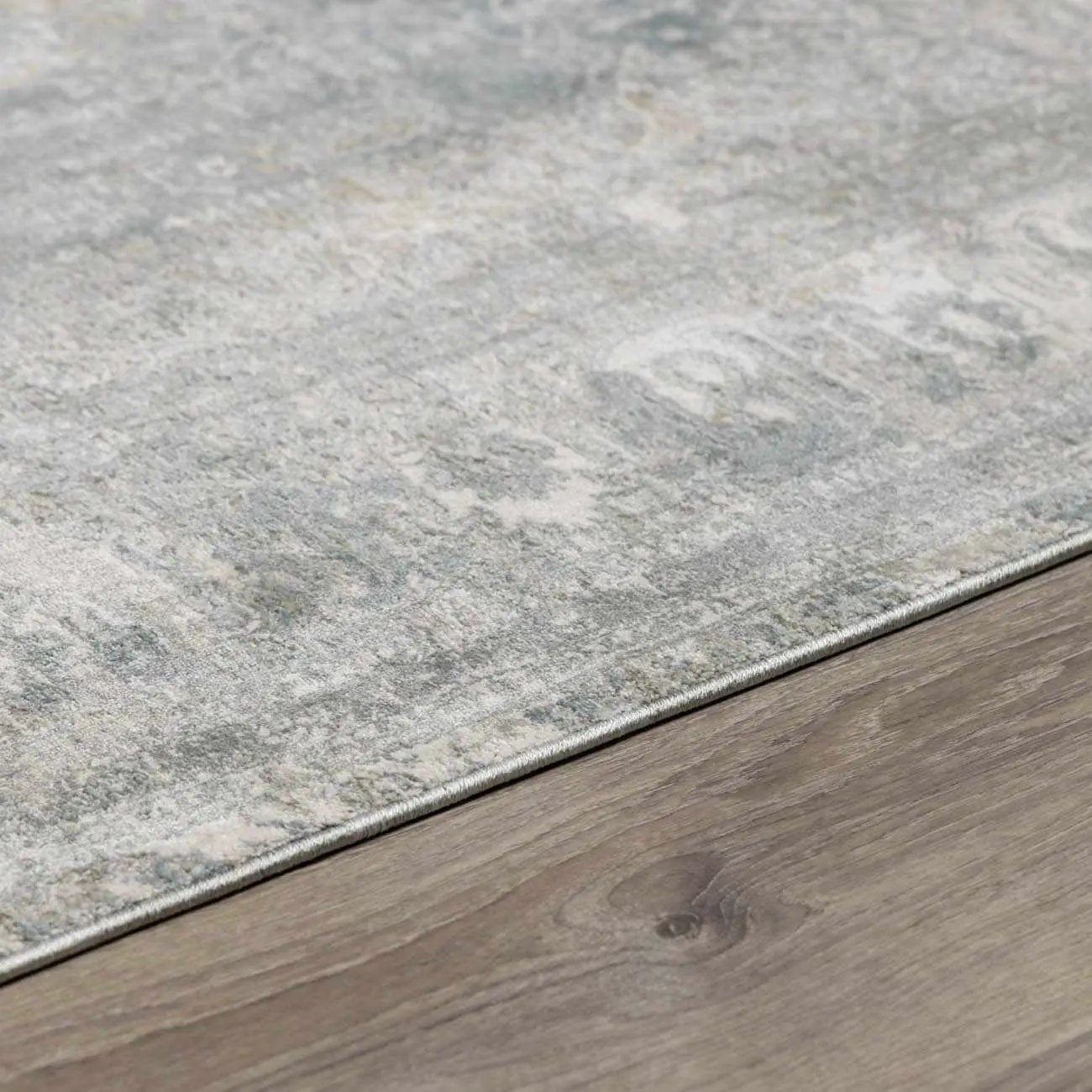 Pryce Blue Gray Thick Luxe Boutique Rug by Boutique Rugs