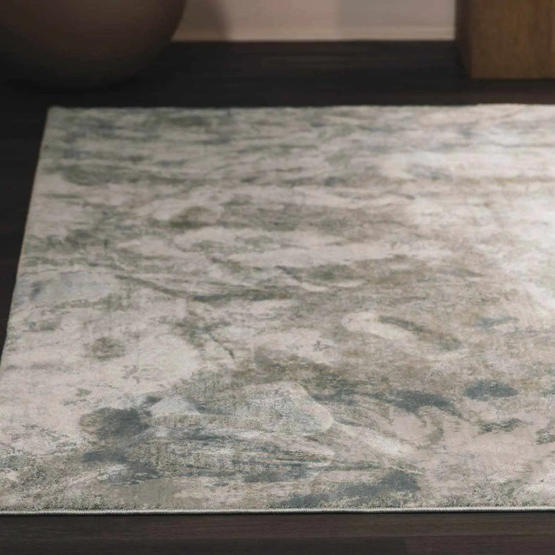 Nurit Blue Gray Thick Luxe Boutique Rug by Boutique Rugs