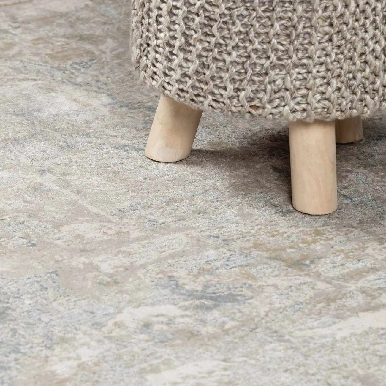 Nurit Blue Gray Thick Luxe Boutique Rug by Boutique Rugs