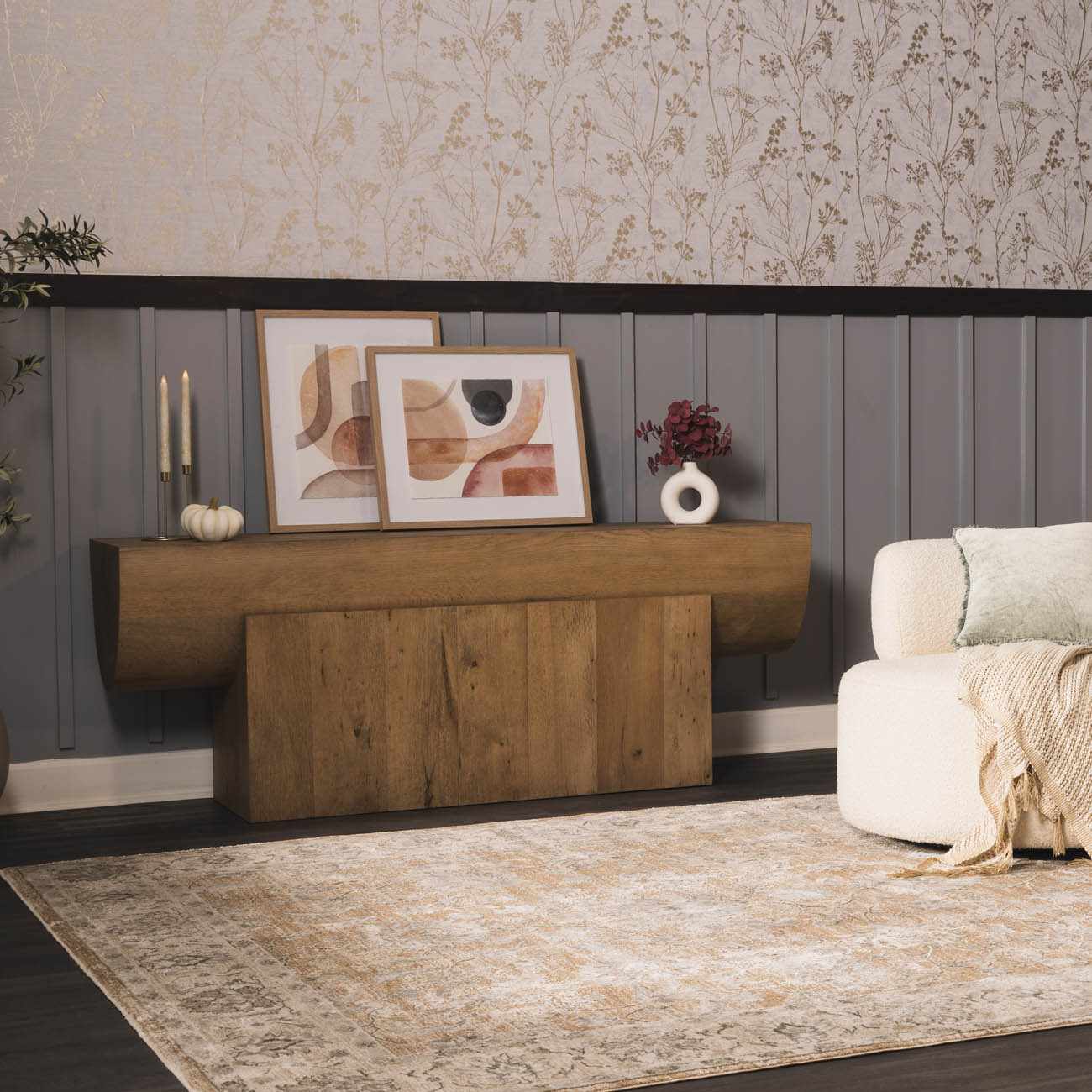 Kerem Damask Thick Luxe Boutique Rug by Boutique Rugs