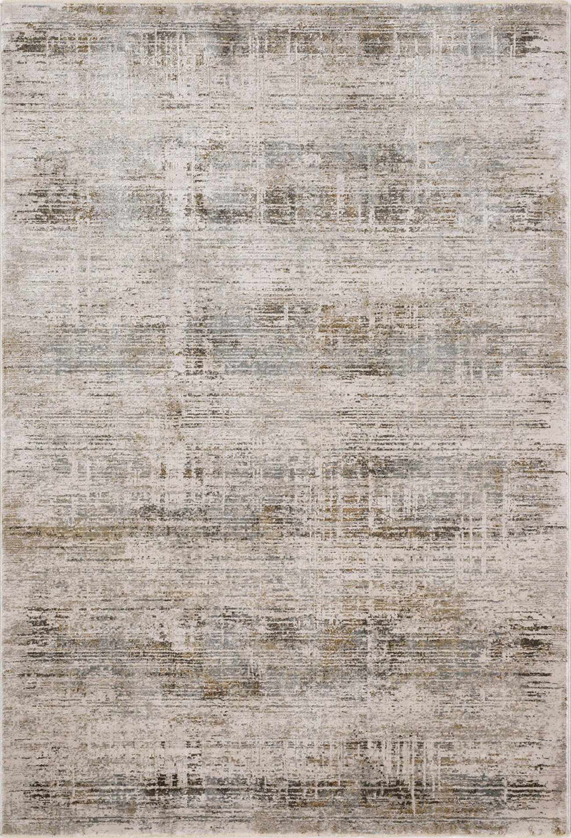 Neron Blue Gray Thick Luxe Abstract Rug by Boutique Rugs
