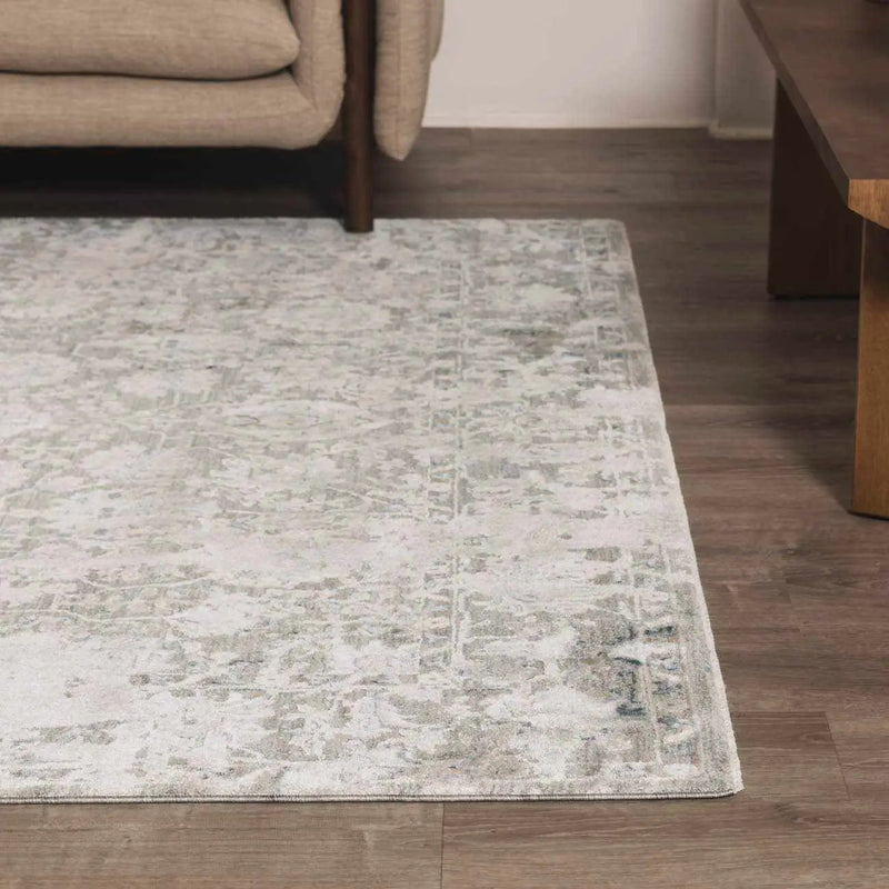 Melianna Gray Blue Thick Luxe Boutique Rug by Boutique Rugs