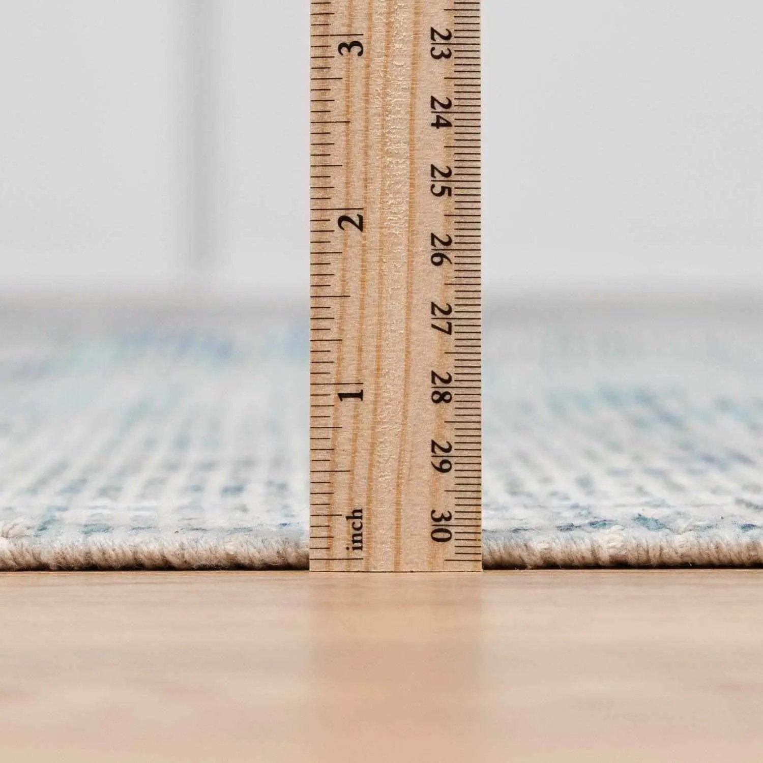 Byers Handmade Cotton-blend Aqua Rug by Boutique Rugs