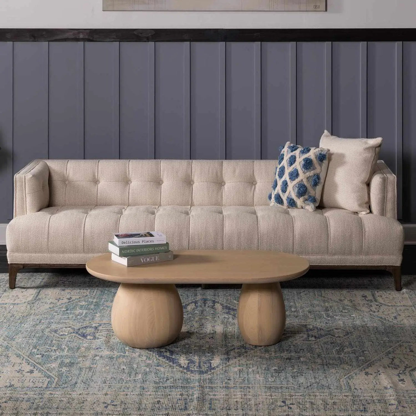 Byers Handmade Cotton-blend Aqua Rug by Boutique Rugs