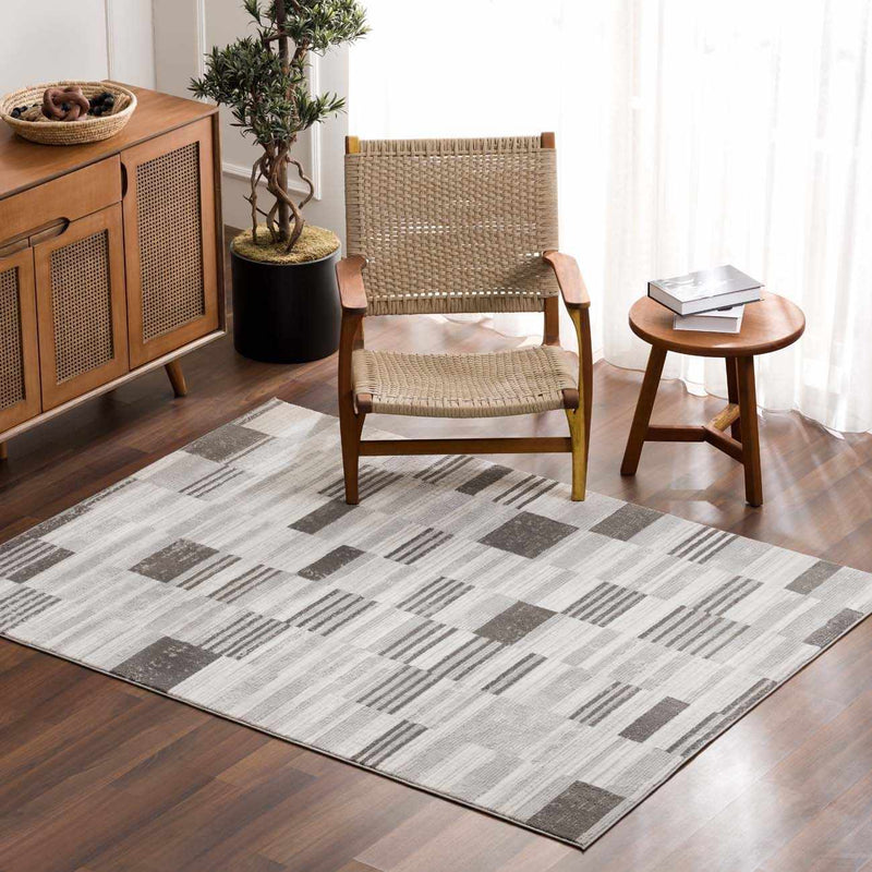 Bronka Broken-Striped Area Rug - Clearance by Boutique Rugs