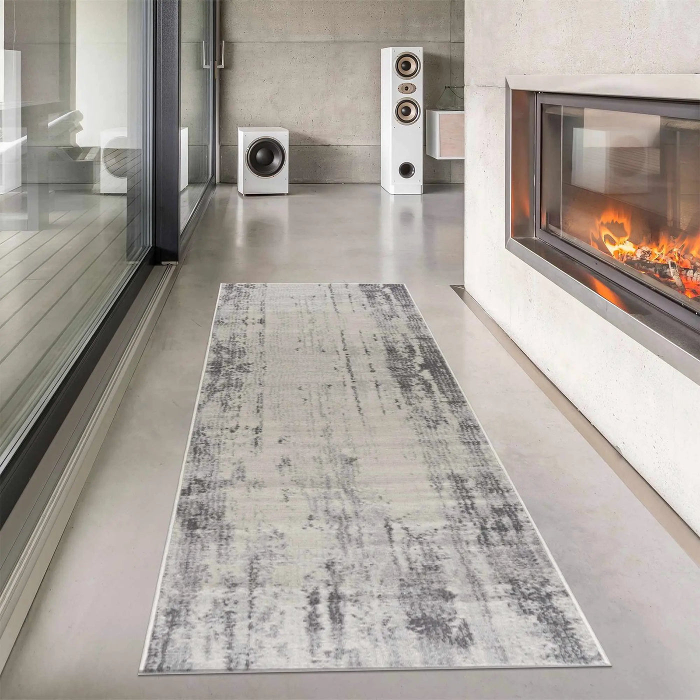 Tigrima 2320 Ivory & Gray Rug - Clearance by Boutique Rugs