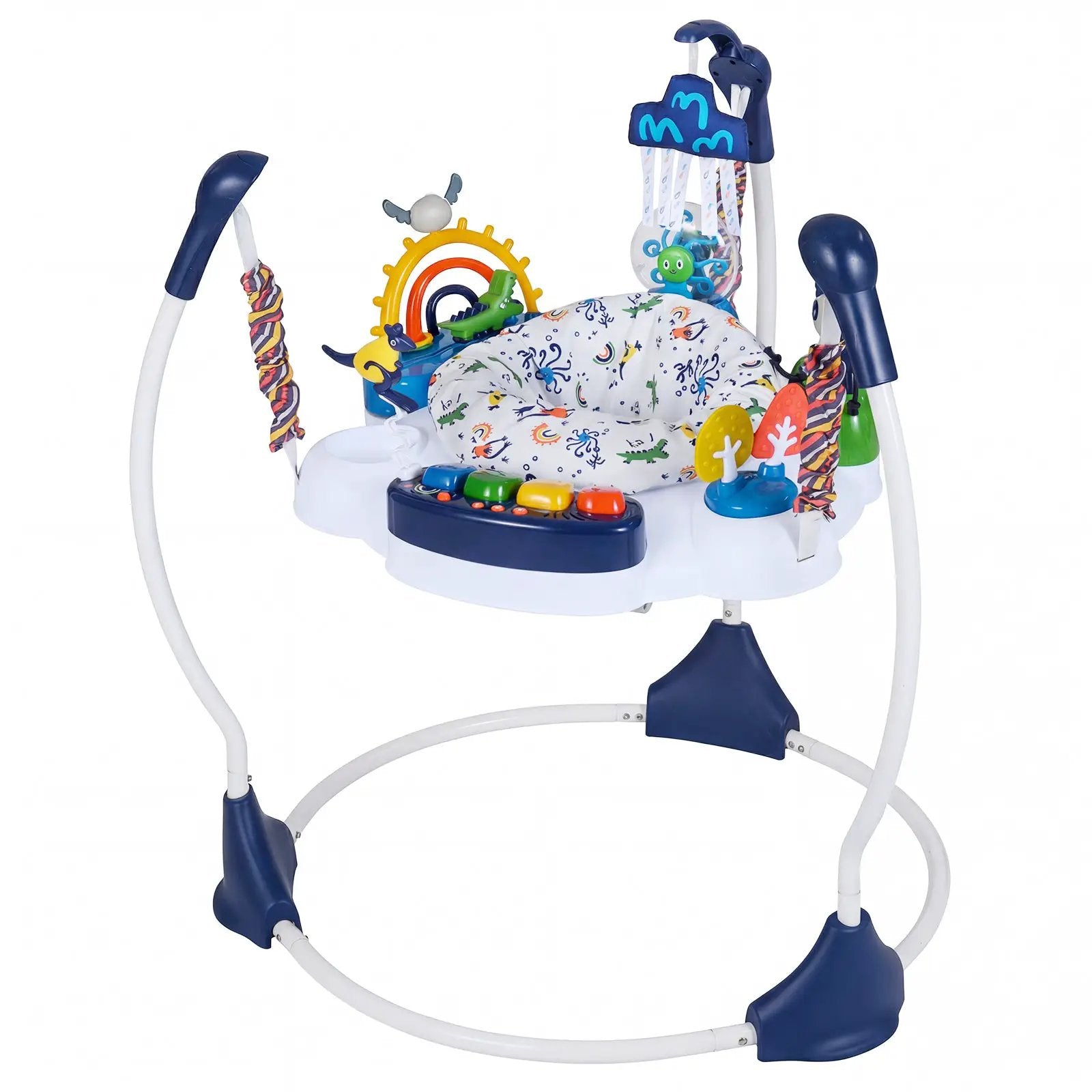 Baby Activity Center Baby Jumper and Bouncer with 6 Interactive Toys Lights and Music by DirectDeals