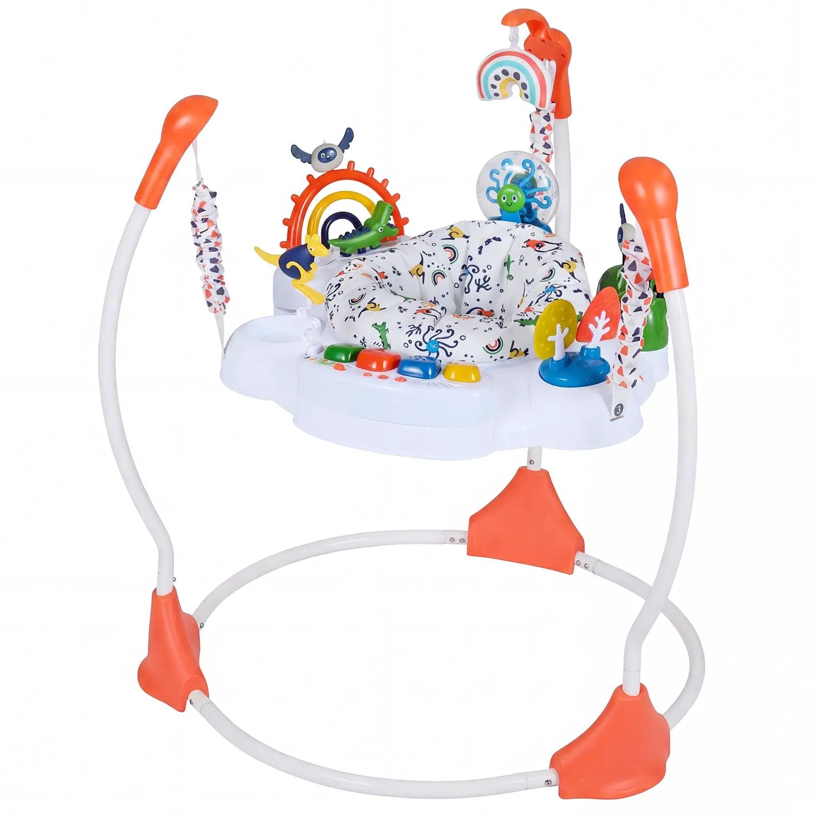 Baby Activity Center Baby Jumper and Bouncer with 6 Interactive Toys Lights and Music by DirectDeals