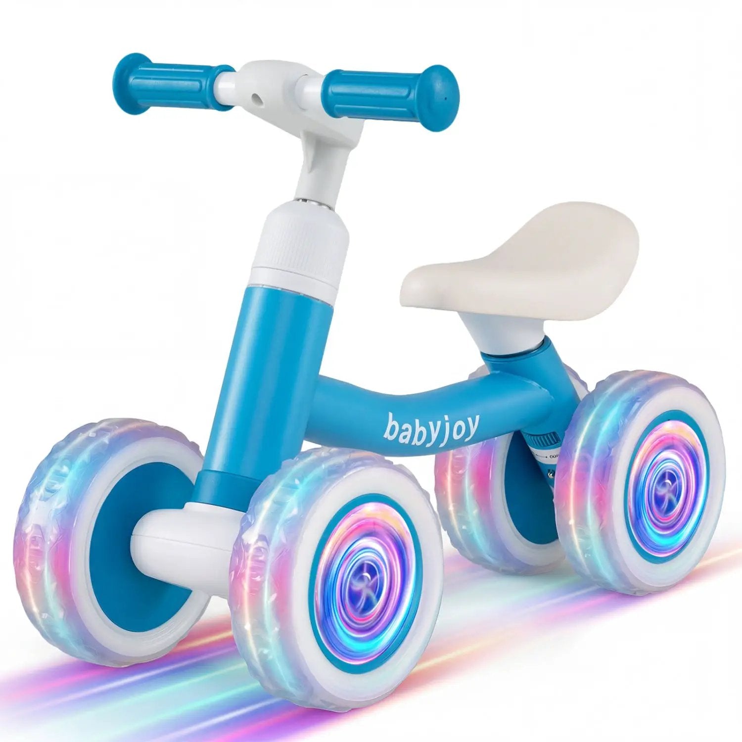 Baby Balance Bike with Adjustable Handlebar and Seat with Lighting Wheels by DirectDeals