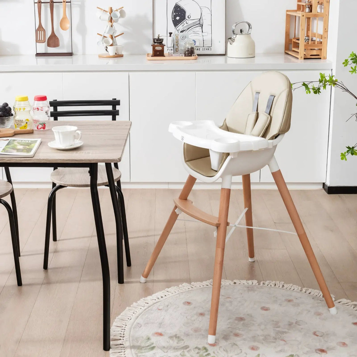 Baby High Chair with Dishwasher Safe Tray by DirectDeals