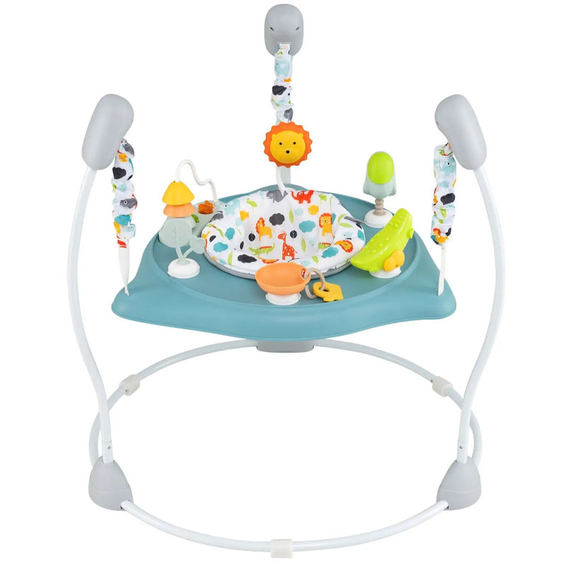 Baby Jump and Play Activity Center with Rotatable Seat and Interactive Toys by DirectDeals