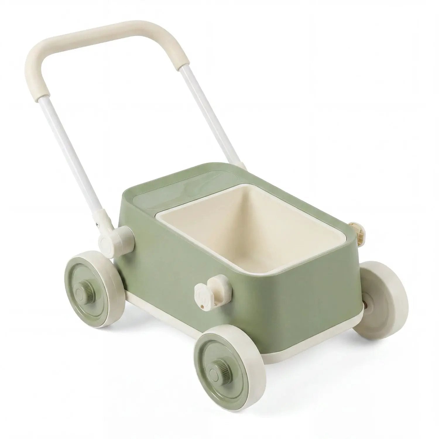 Push Walker with Storage Basket and Foldable Handle by DirectDeals