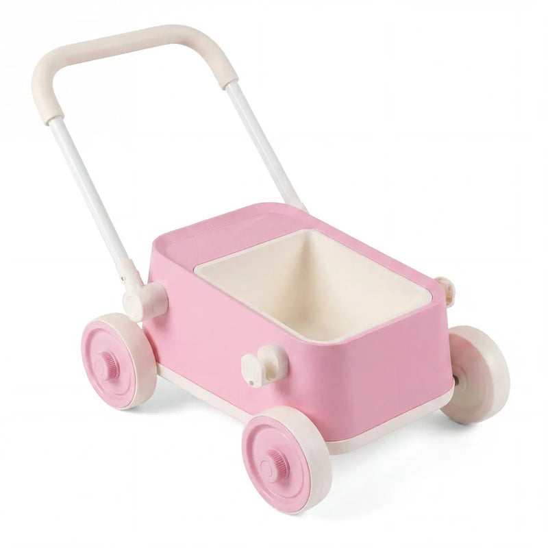 Push Walker with Storage Basket and Foldable Handle by DirectDeals