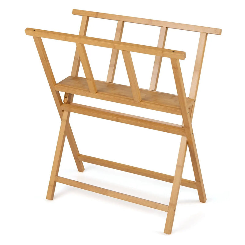 Bamboo Art Print Rack for Canvas Storage and Display by DirectDeals