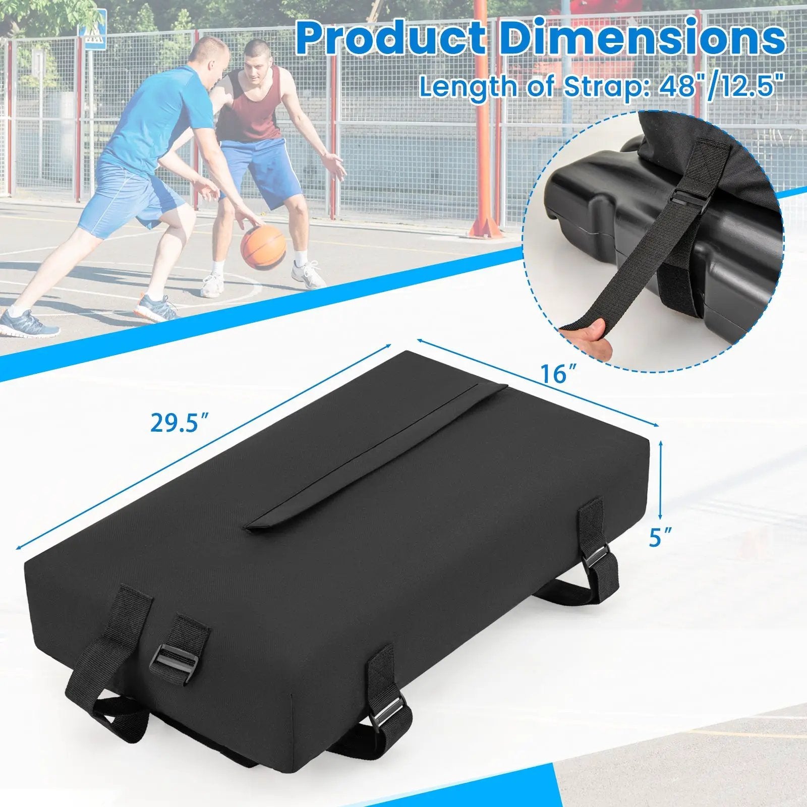 Basketball Hoop Sandbag Holds up to 300 LBS by DirectDeals