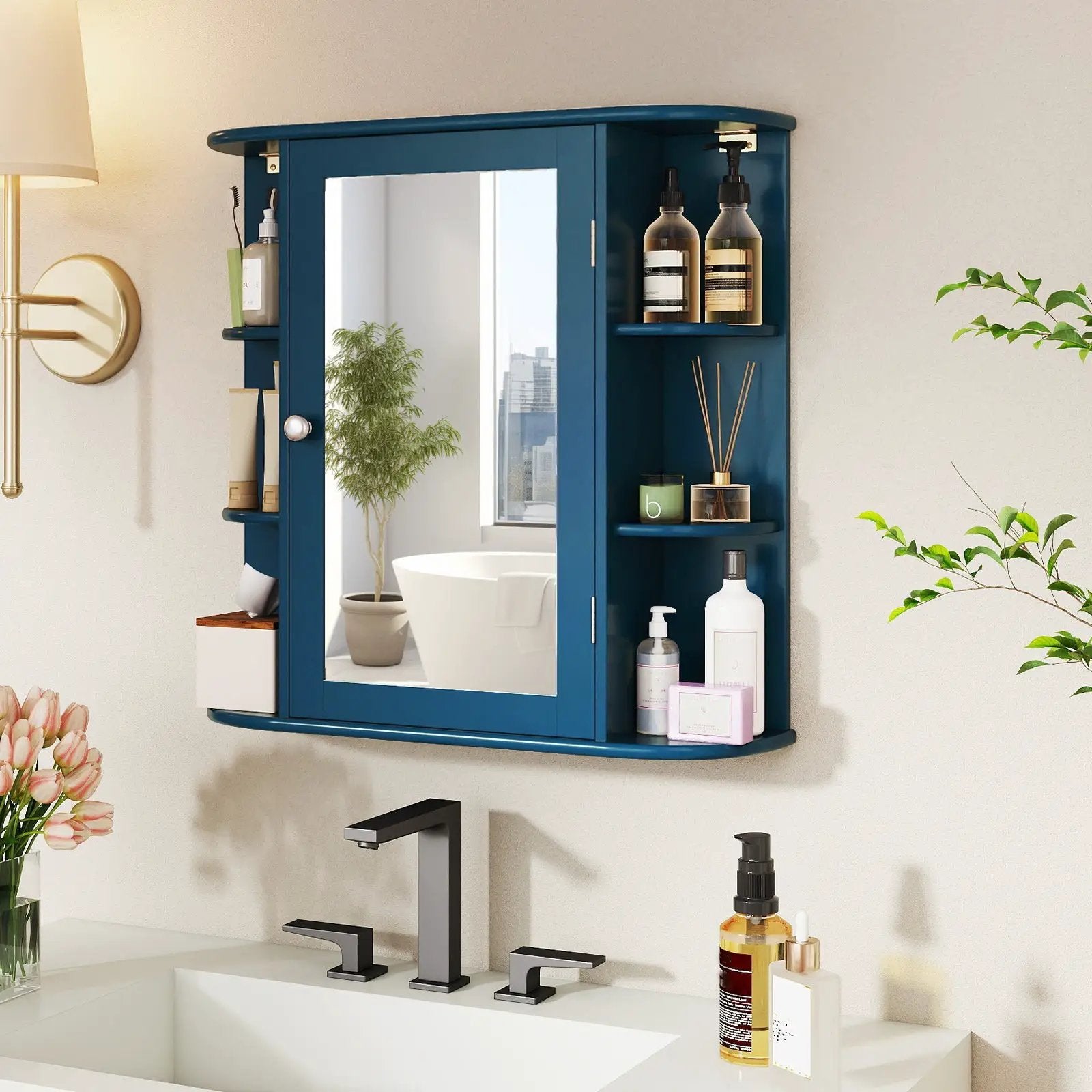 Bathroom Cabinets - Prussian Blue Collection by DirectDeals